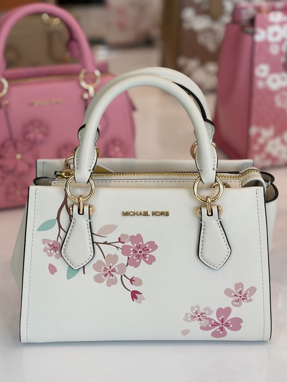 MICHAEL KORS  Marilyn Small Embellished Satchel Crossbody - Picture 5 of 7